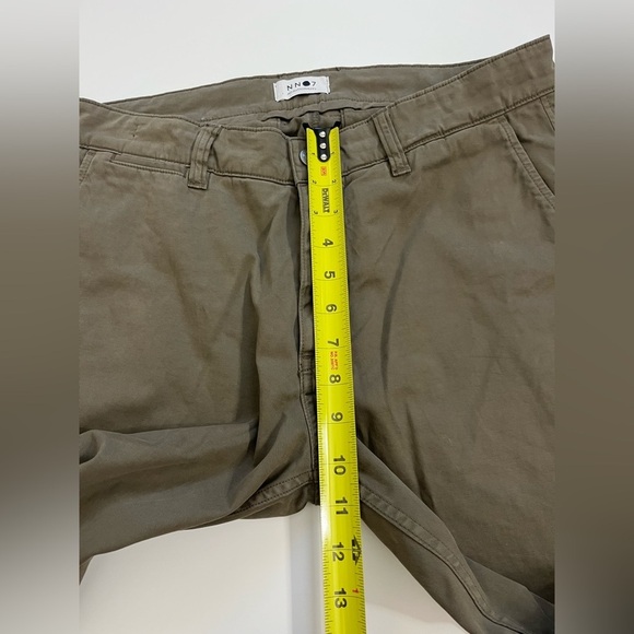 NNO7 No Nationality Marco Classic Chino Pants Greenish Brown Size 32 x 30 - Picture 12 of 13